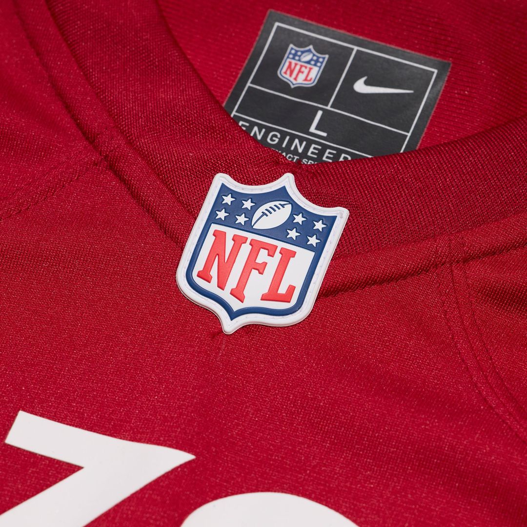 Men's Arizona Cardinals Aaron Brewer Cardinal Team Game NFL Football Jersey - view 4