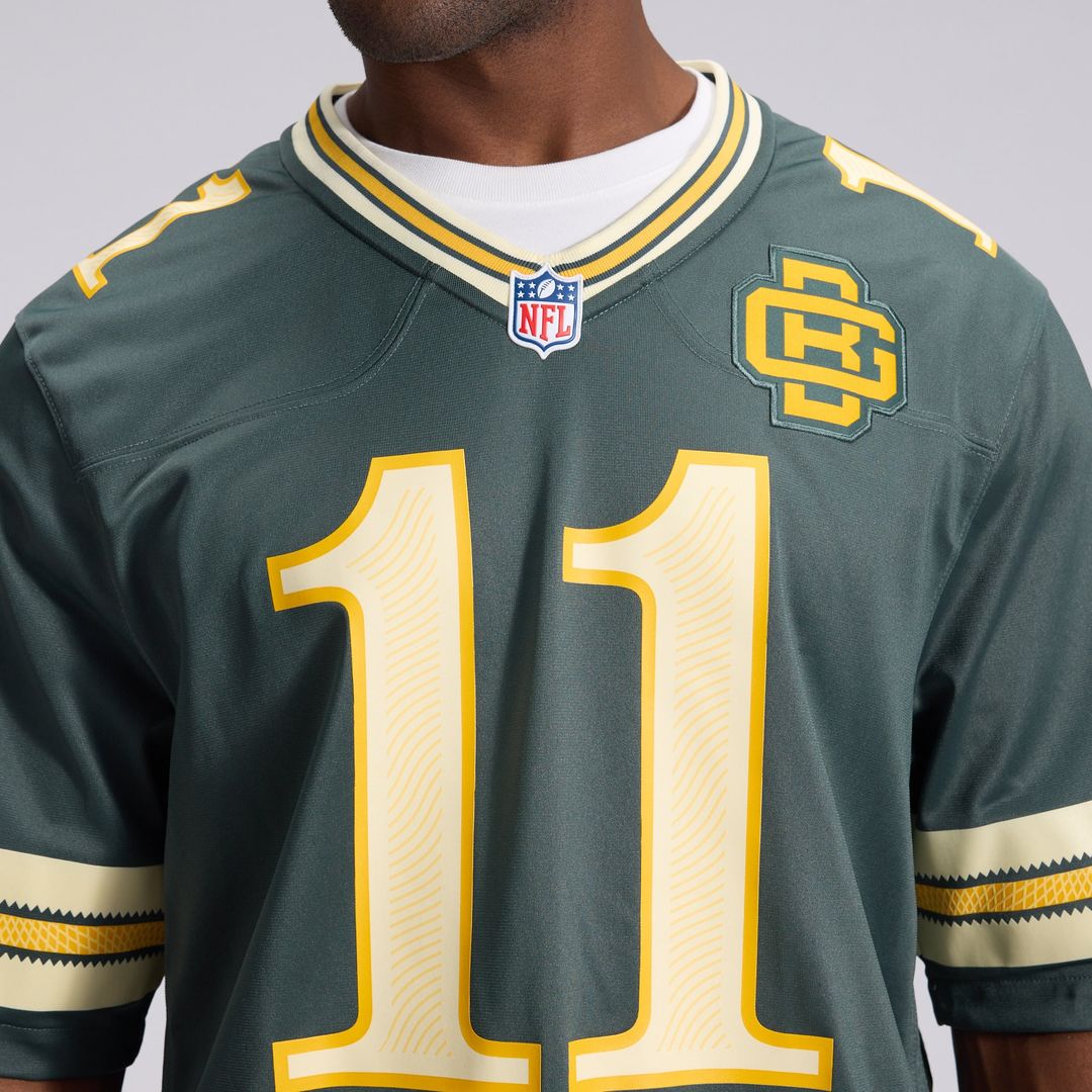 Men's Green Bay Packers Jayden Reed Green 2026 Rivalries Collection Game NFL Football Jersey - view 9