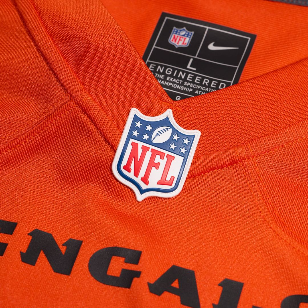 Men's Cincinnati Bengals Ja'Marr Chase Orange Alternate Game NFL Football Jersey - view 10