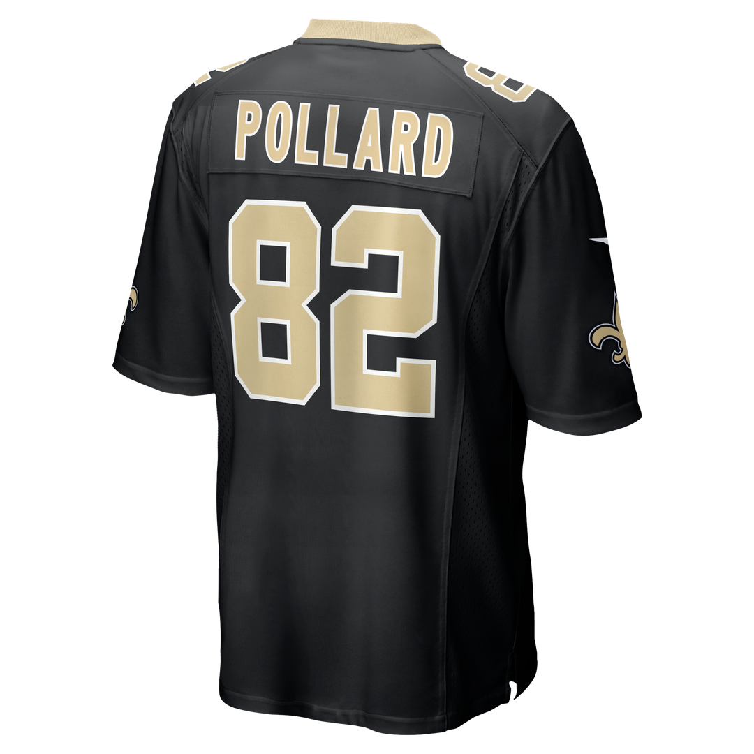 Men's New Orleans Saints Bob Pollard Black Game NFL Football Jersey - view 3