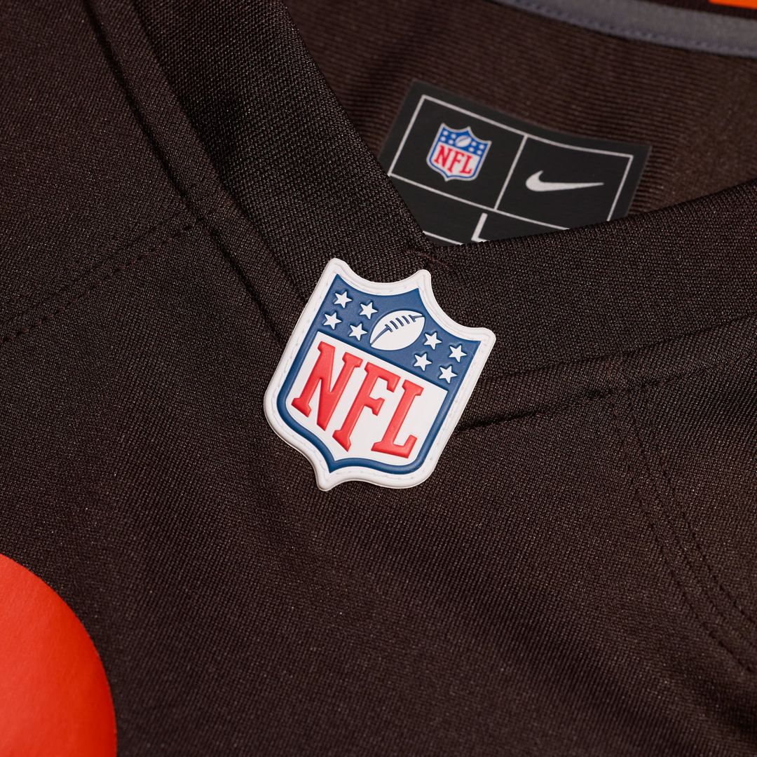 Men's Cleveland Browns Deshaun Watson Brown Alternate Game NFL Football Jersey - view 10