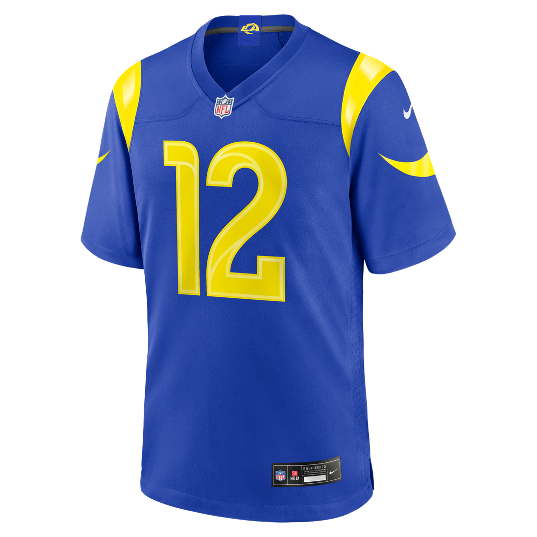 Men's Los Angeles Rams Puka Nacua Classic Sol Game NFL Football Jersey - view 13