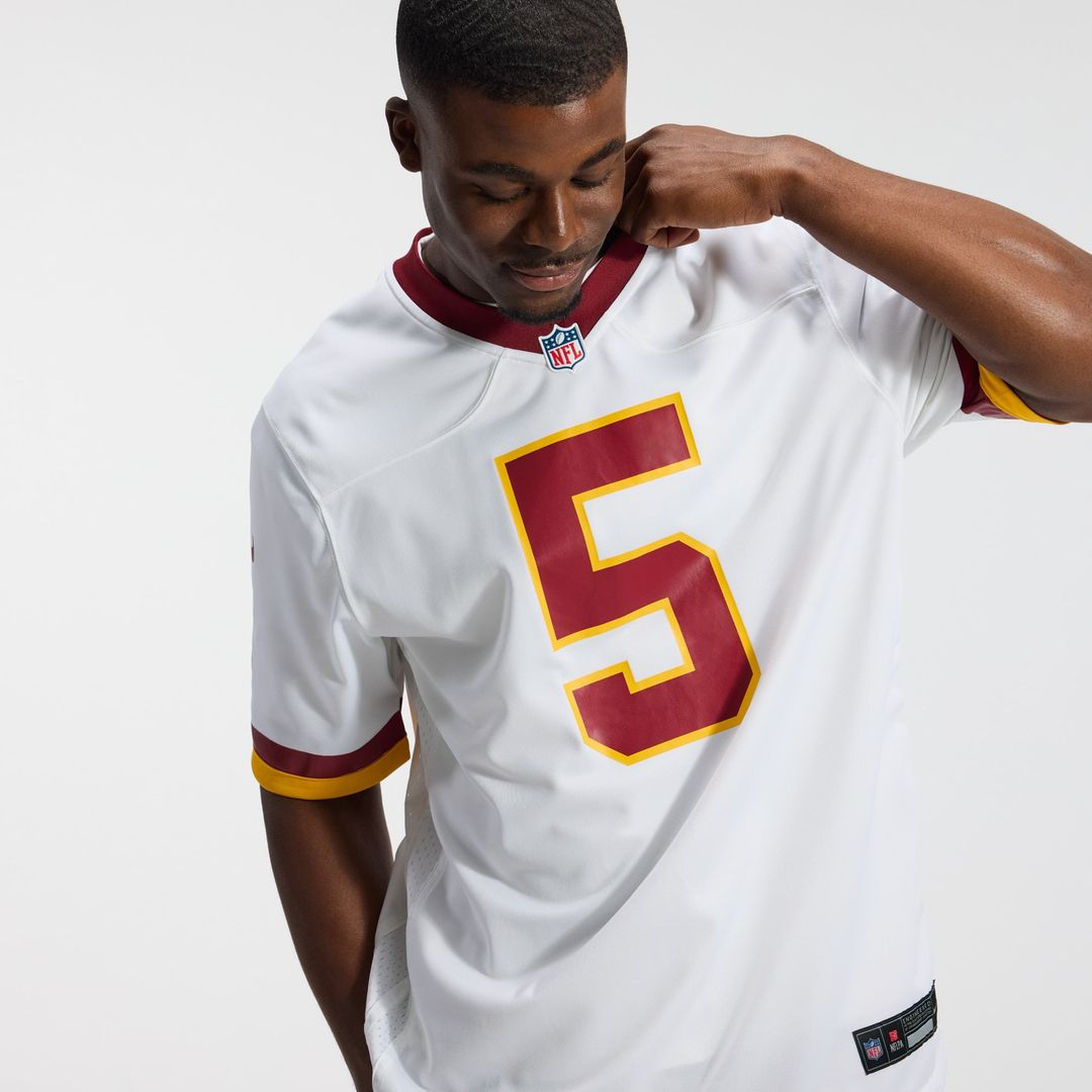 Men's Washington Commanders Jayden Daniels Burgundy Game NFL Football Jersey - view 55