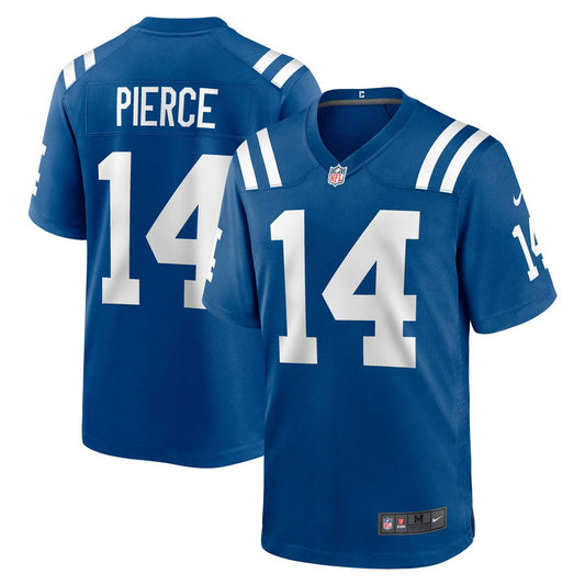Men's Indianapolis Colts Alec Pierce Royal Player Game NFL Football Jersey - view 1