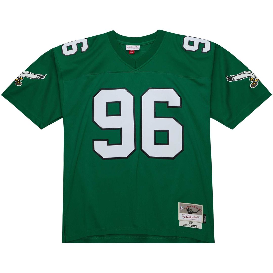Men's Philadelphia Eagles Clyde Simmons Kelly Green Legacy Replica NFL Football Jersey - view 2