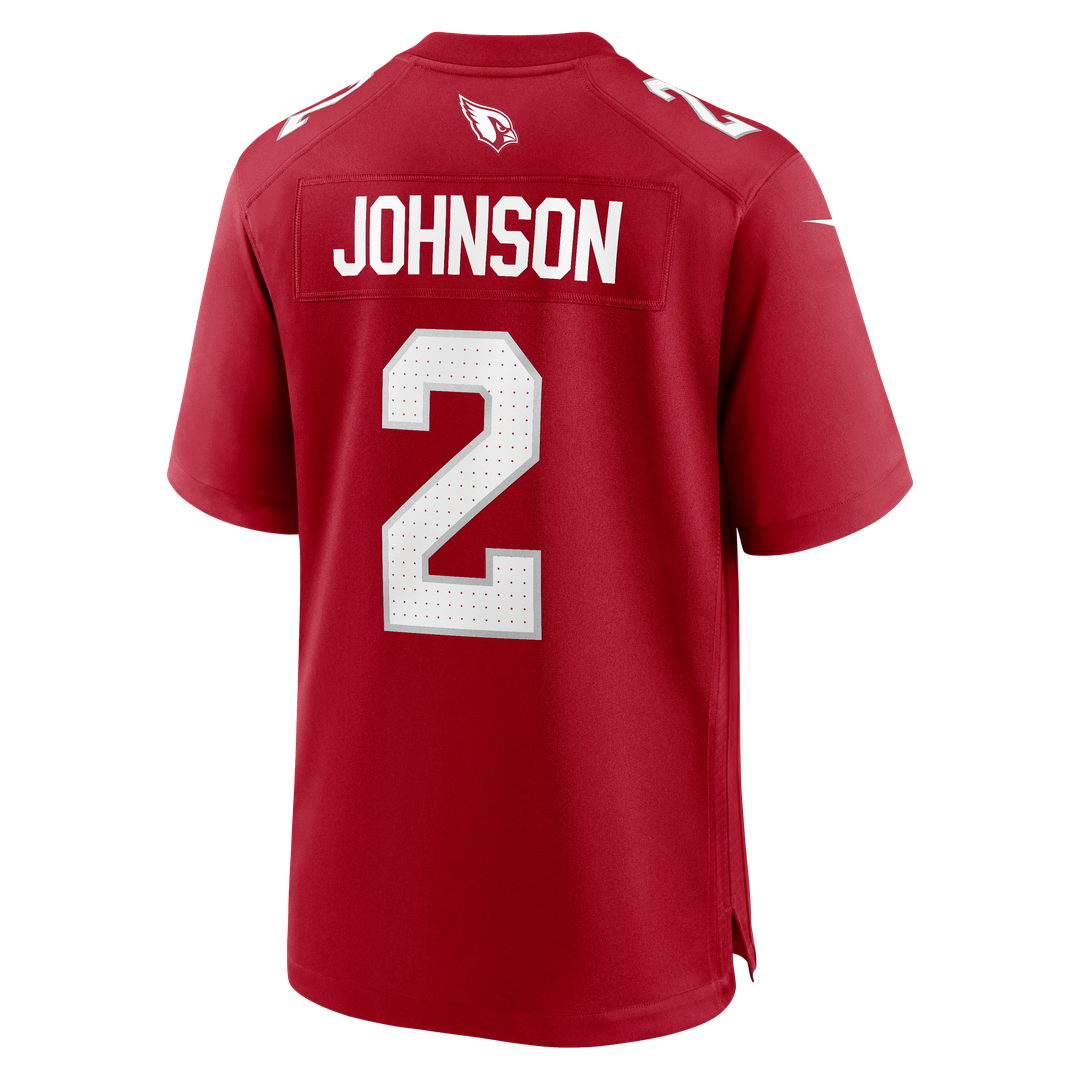 Men's Arizona Cardinals Will Johnson Cardinal Team Game NFL Football Jersey - view 3