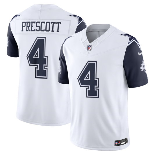 Men's Dallas Cowboys Dak Prescott White Alternate Stitched Limited NFL Football Jersey - view 1