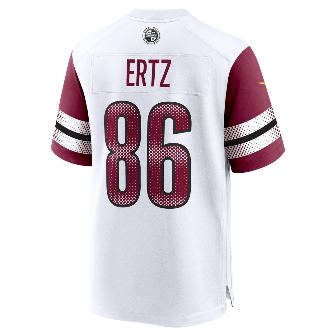 Men's Washington Commanders Zach Ertz White Game NFL Football Jersey - view 3