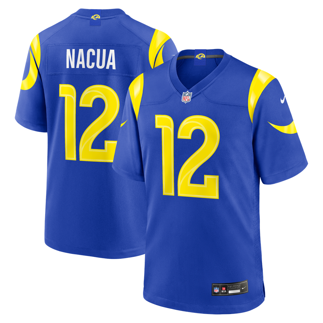 Men's Los Angeles Rams Puka Nacua Classic Sol Game NFL Football Jersey - view 7