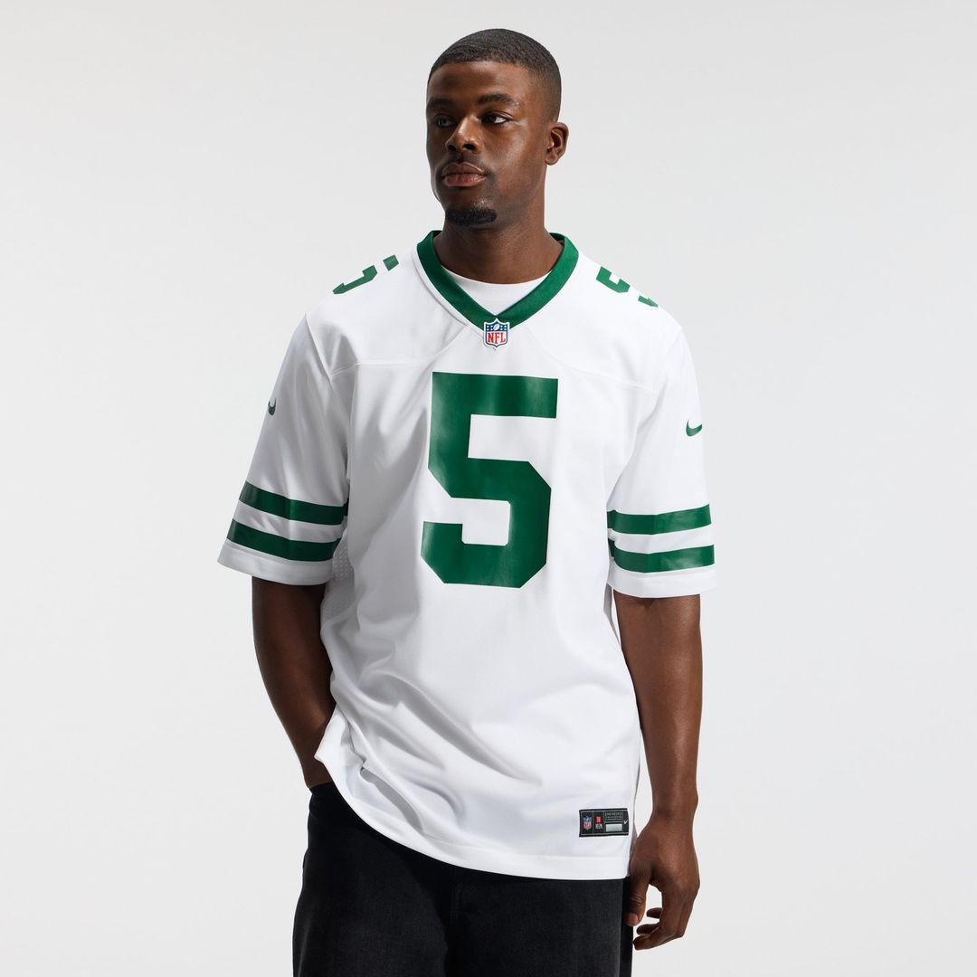 Men's New York Jets Garrett Wilson Legacy Green Game NFL Football Jersey - view 23