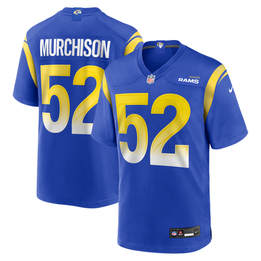 Men's Los Angeles Rams Larrell Murchison Royal Team Game NFL Football Jersey - view 1