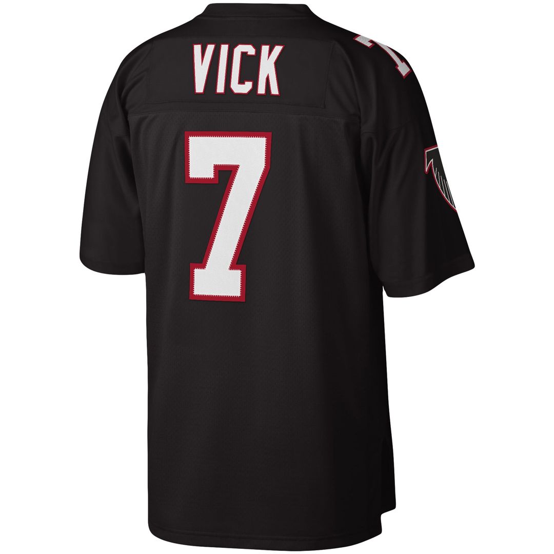 Men's Atlanta Falcons Michael Vick Black Legacy Replica NFL Football Jersey - view 3