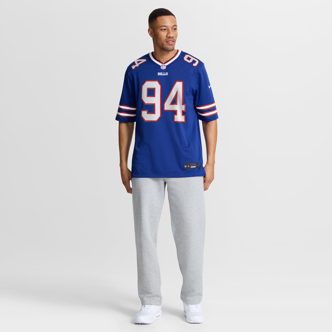 Men's Buffalo Bills Landon Jackson Royal Team Game NFL Football Jersey - view 7