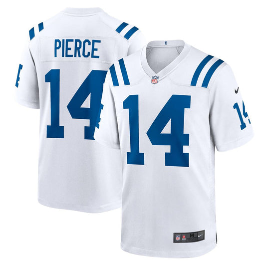 Men's Indianapolis Colts Alec Pierce White Away Game NFL Football Jersey - view 1