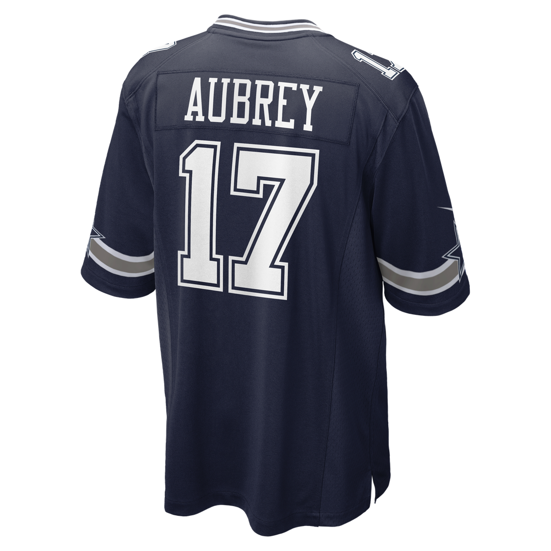 Men's Dallas Cowboys Brandon Aubrey White Game NFL Football Jersey - view 9