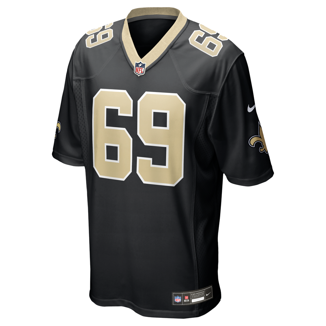 Men's New Orleans Saints Barry Wesley Black Team Game NFL Football Jersey - view 2