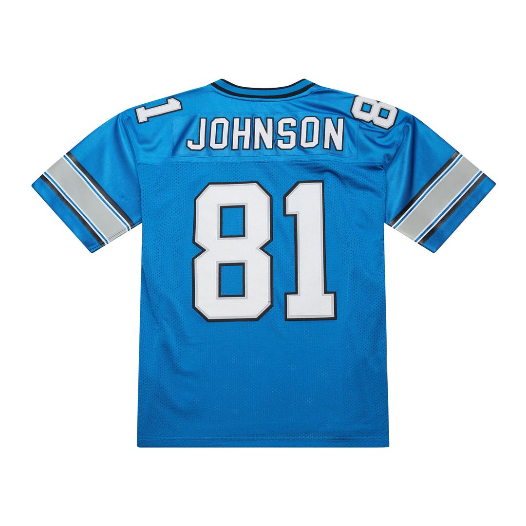 Men's Detroit Lions Calvin Johnson Black 2007 Throwback NFL Football Jersey - view 19