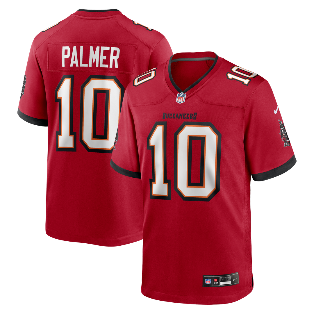 Men's Tampa Bay Buccaneers Trey Palmer Red Game NFL Football Jersey - view 1