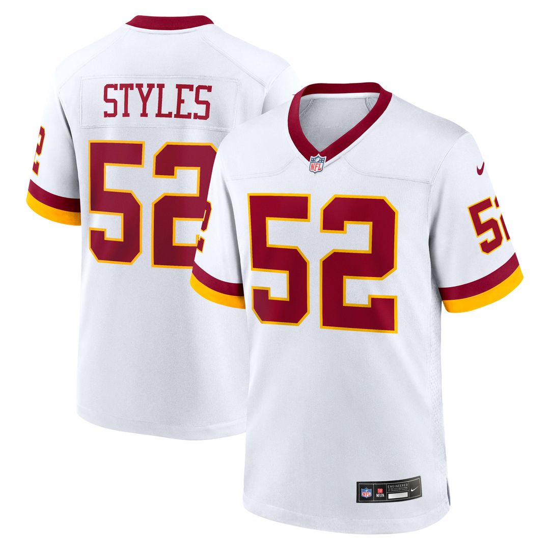Men's Washington Commanders Sonny Styles Burgundy Team Game NFL Football Jersey - view 15
