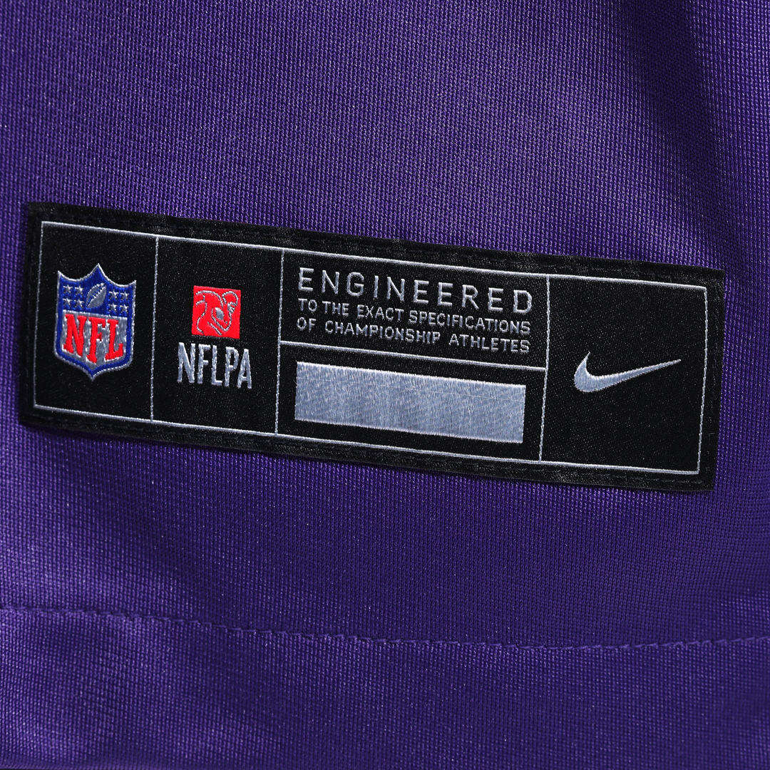 Men's Minnesota Vikings Adrian Peterson Purple Team Retired Game NFL Football Jersey - view 8