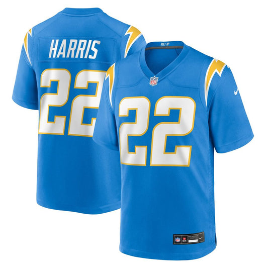 Men's Los Angeles Chargers Najee Harris Powder Blue Game NFL Football Jersey - view 1