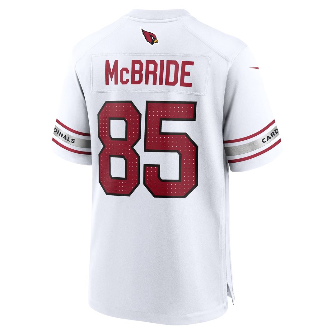 Men's Arizona Cardinals Trey McBride White Game NFL Football Jersey - view 3