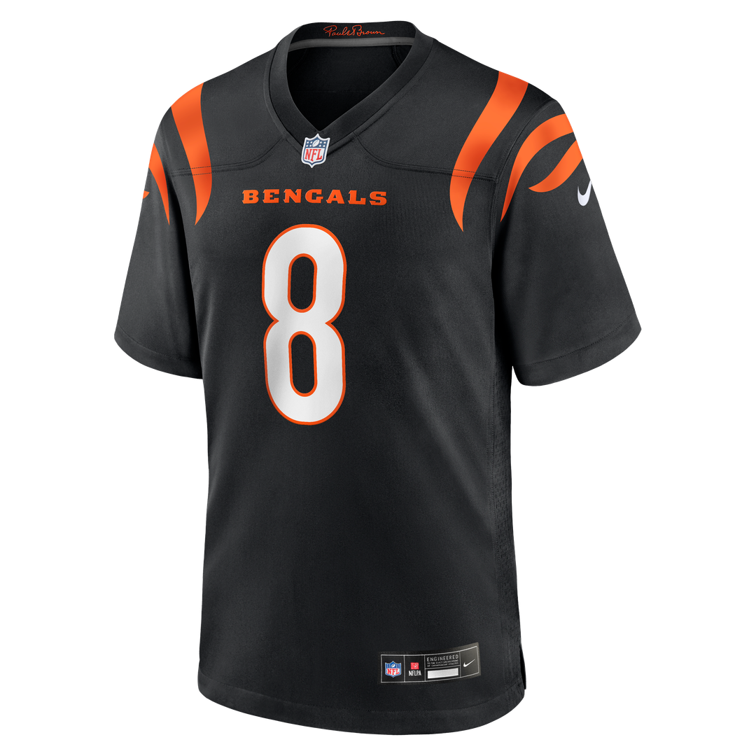 Men's Cincinnati Bengals Ryan Rehkow Black Game NFL Football Jersey - view 2