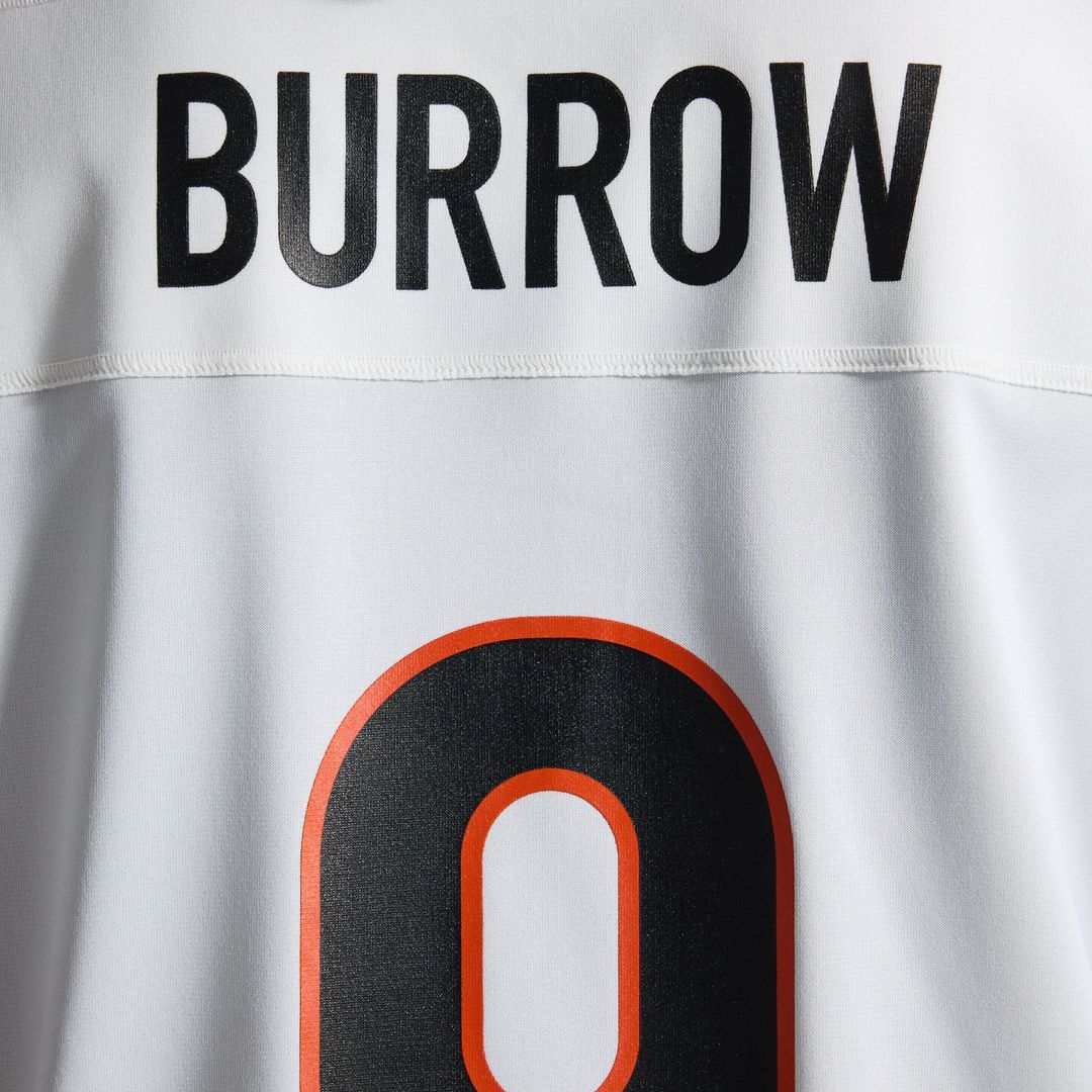 Men's Cincinnati Bengals Joe Burrow Orange Alternate Game NFL Football Jersey - view 41