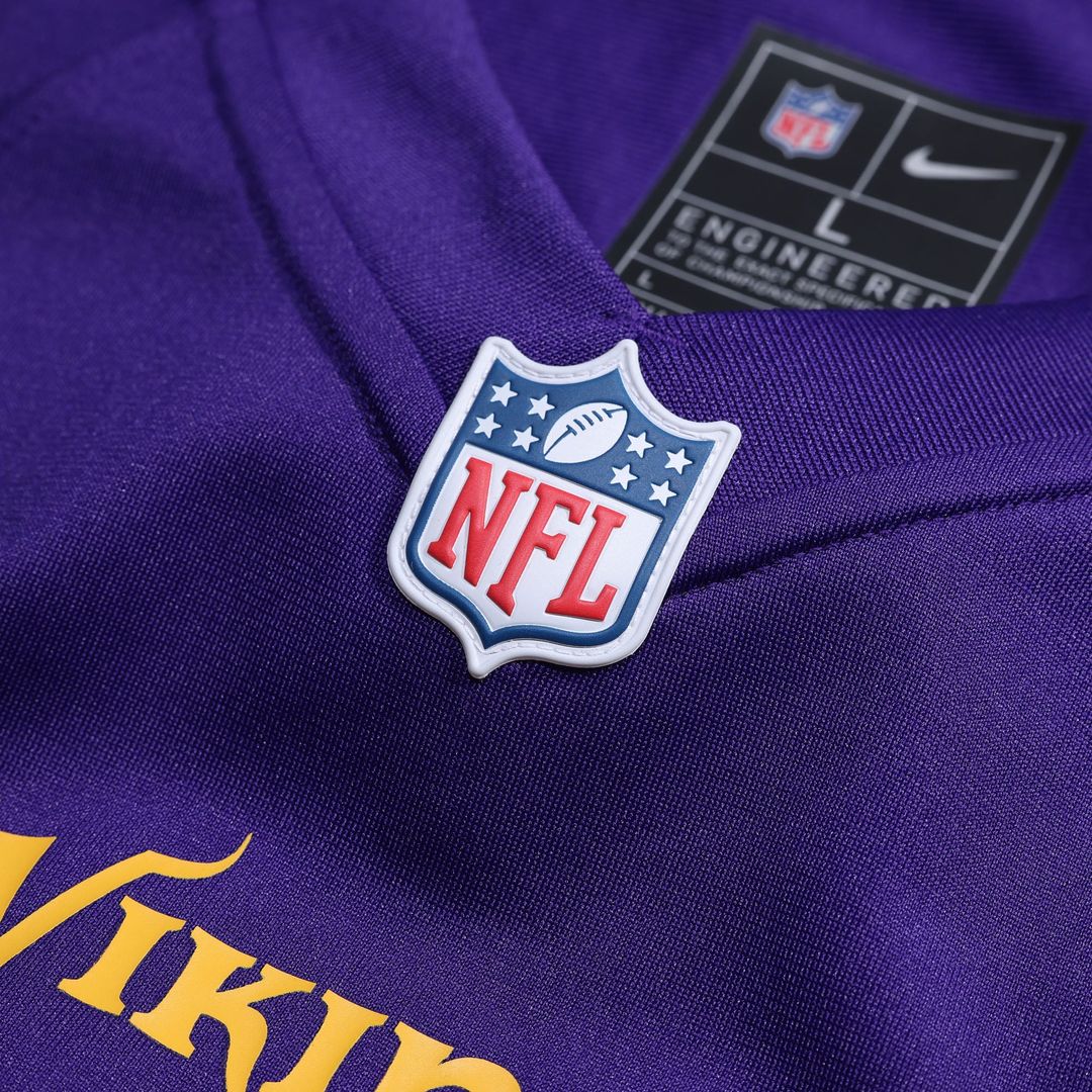 Men's Minnesota Vikings Andrew DePaola Purple Game NFL Football Jersey - view 4