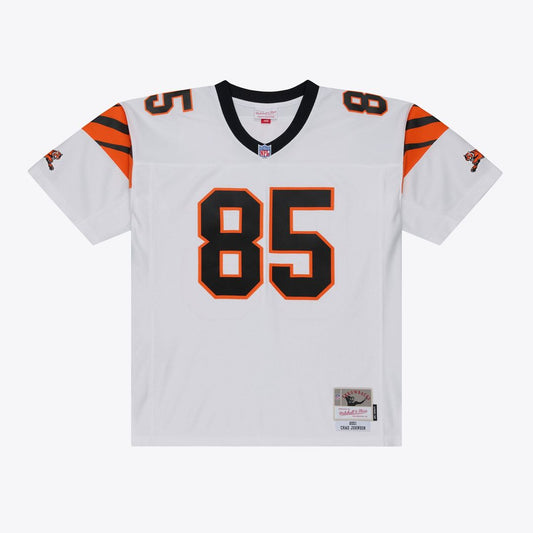 Men's Cincinnati Bengals Chad Johnson White 2001 Legacy Replica NFL Football Jersey - view 1