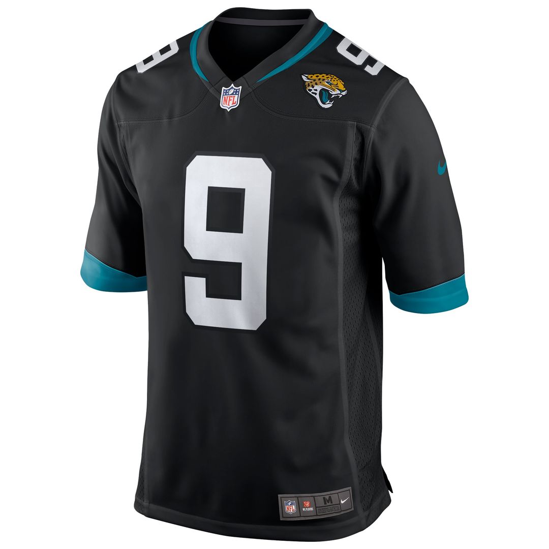 Men's Jacksonville Jaguars David Garrard Black Retired Player Alternate Game NFL Football Jersey - view 2