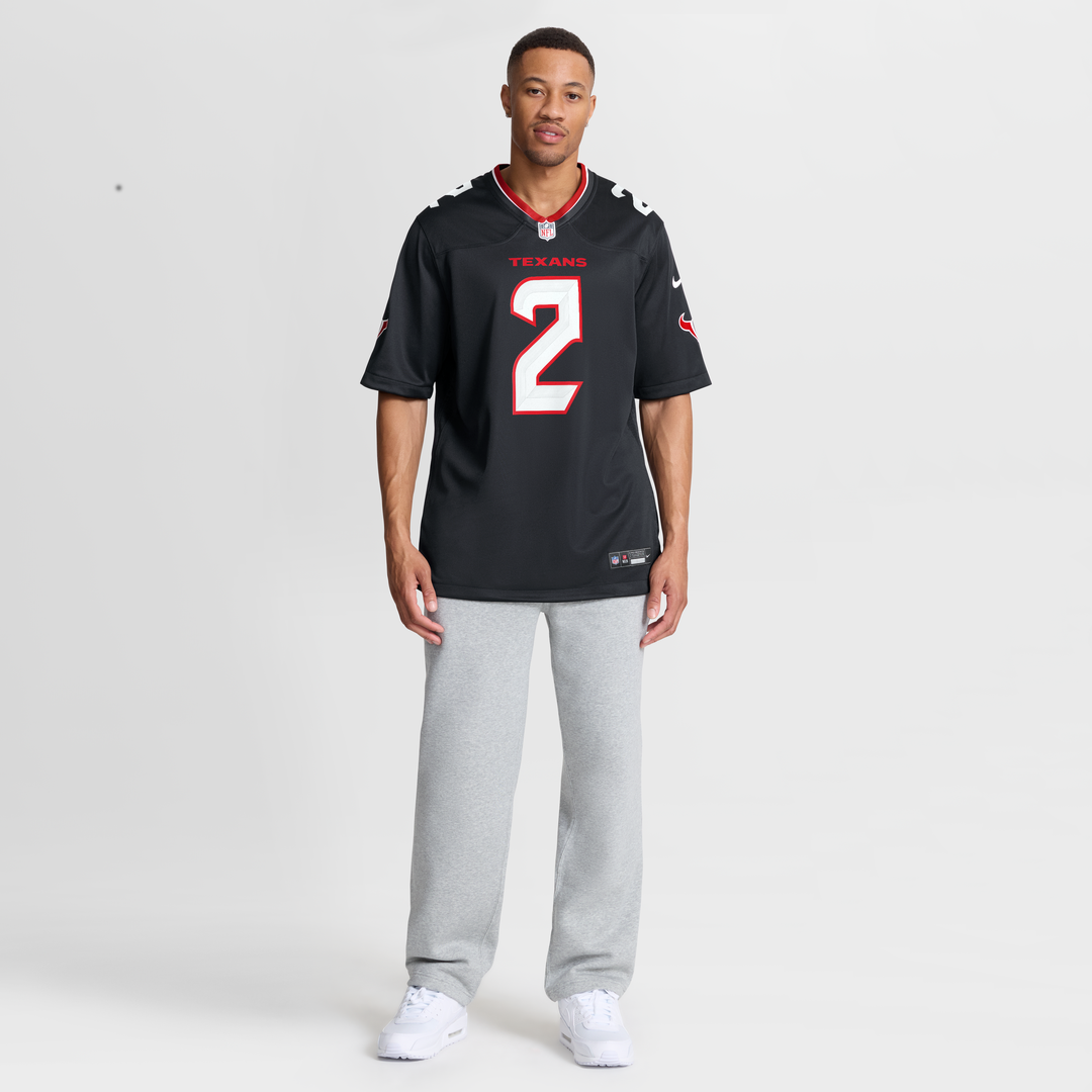 Men's Houston Texans Calen Bullock Navy Team Game NFL Football Jersey - view 7