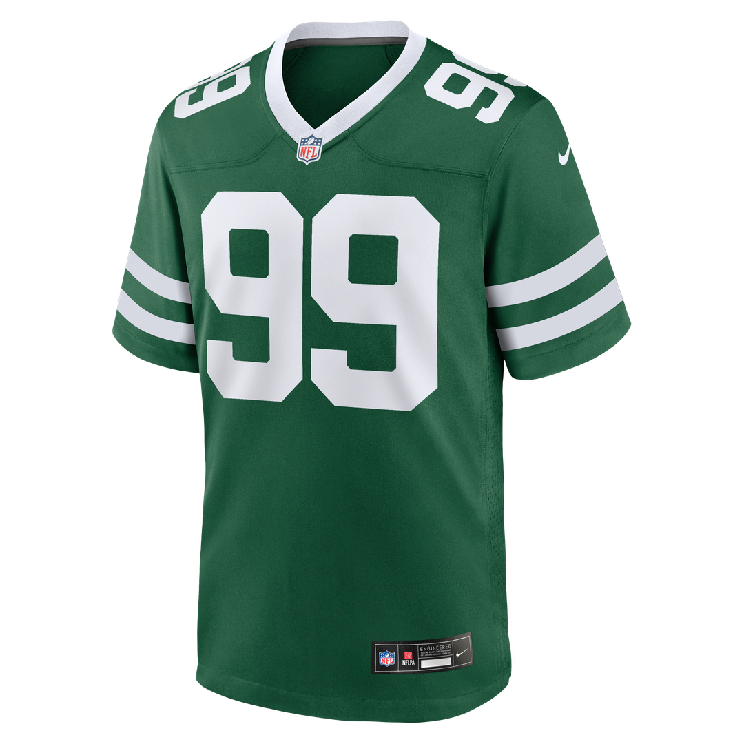 Men's New York Jets T'Vondre Sweat Legacy Green Team Game NFL Football Jersey - view 2