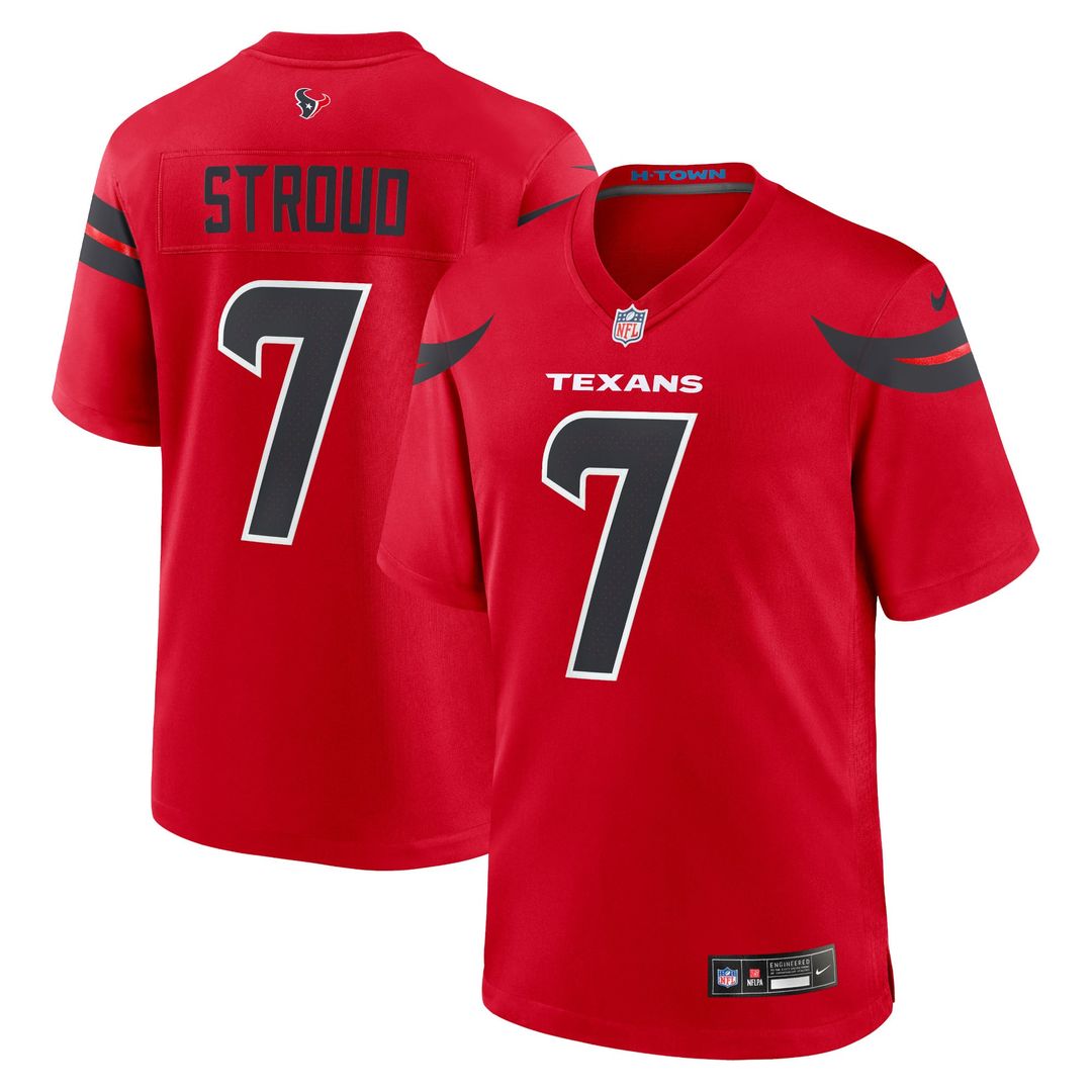 Men's Houston Texans C.J. Stroud White Game NFL Football Jersey - view 15