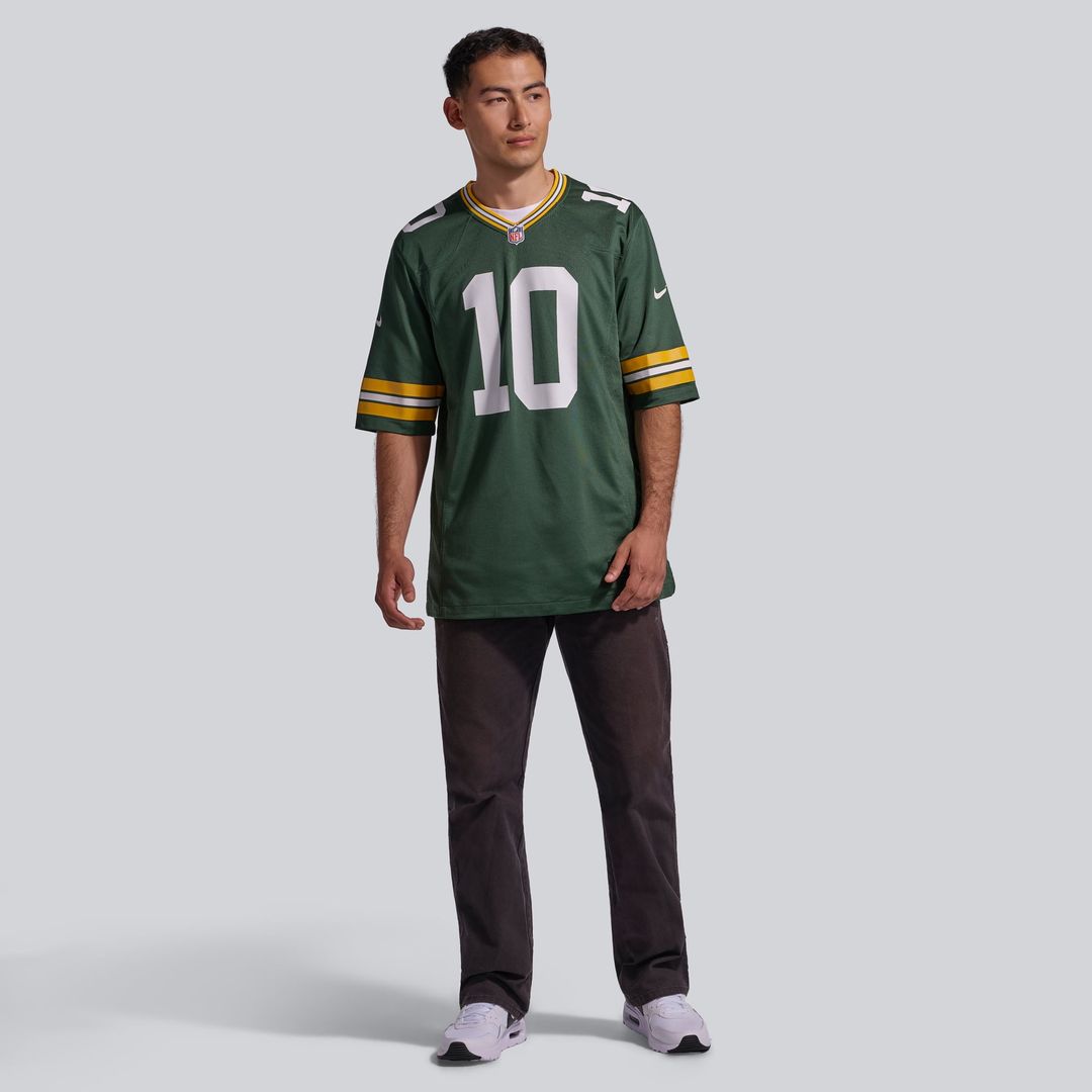 Men's Green Bay Packers Jordan Love Green Player Game NFL Football Jersey - view 19