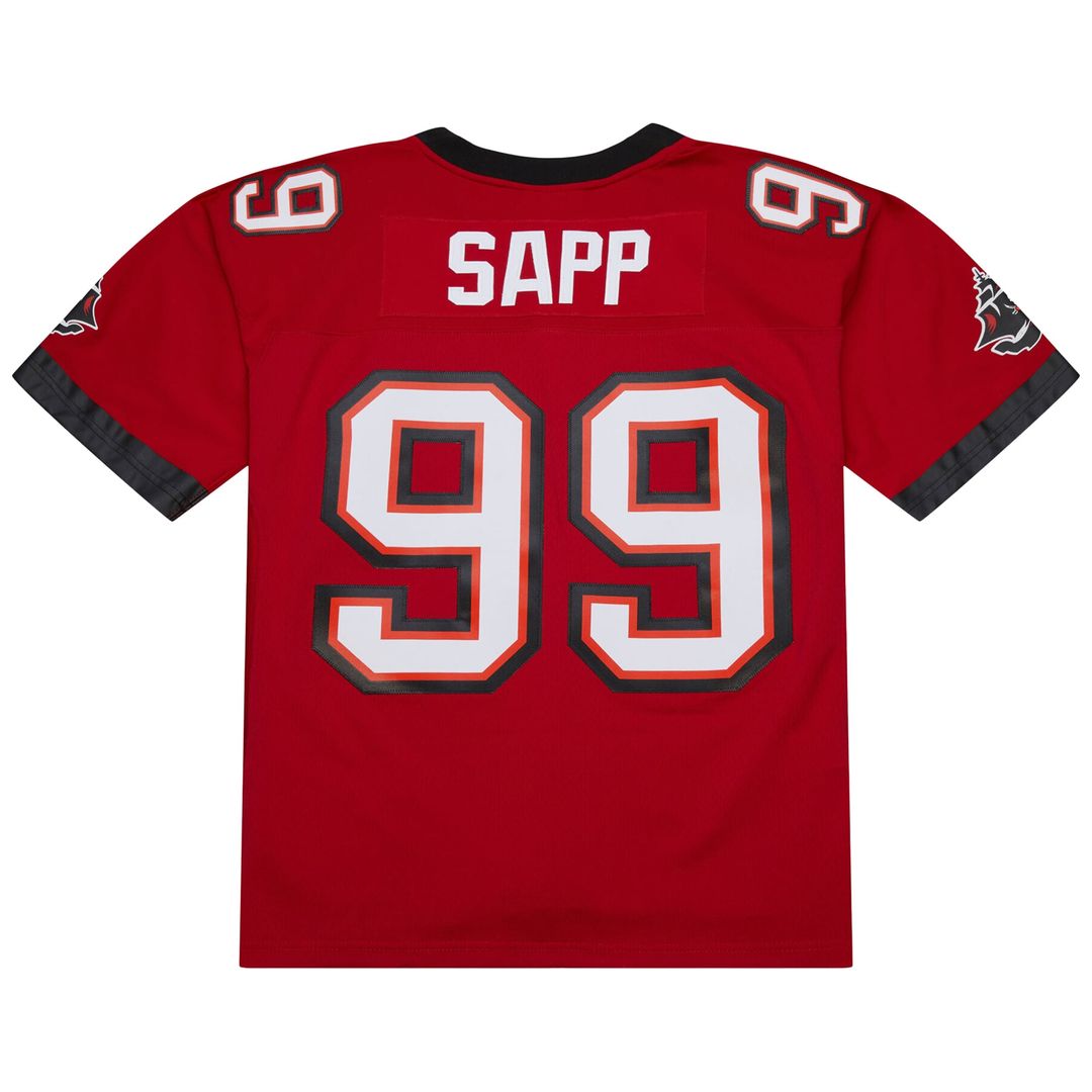 Men's Tampa Bay Buccaneers Warren Sapp Red 2002 Legacy Replica NFL Football Jersey - view 10