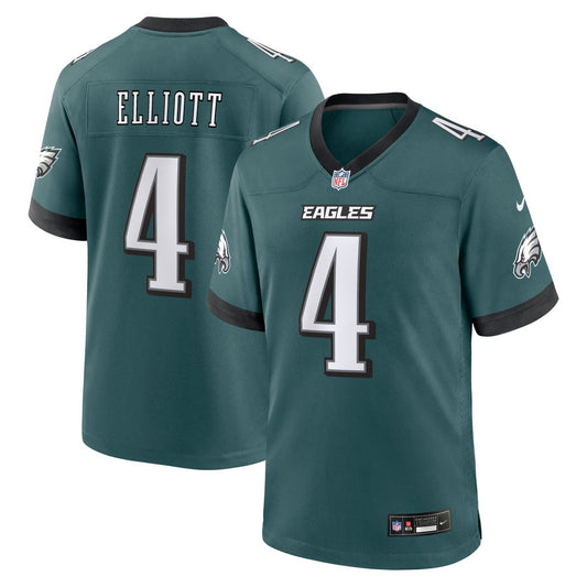 Men's Philadelphia Eagles Jake Elliott Midnight Green Team Game NFL Football Jersey - view 1
