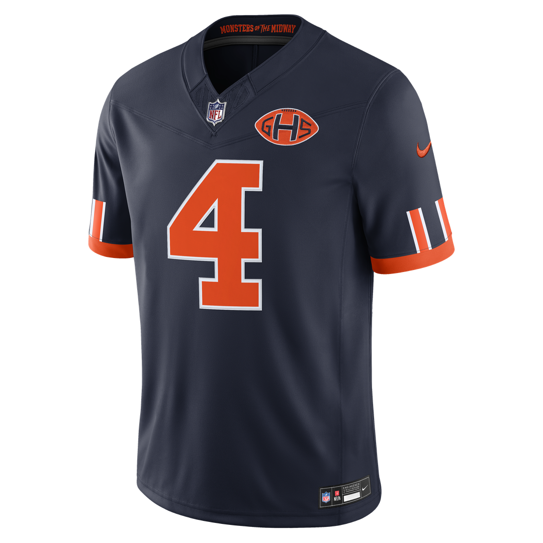 Men's Chicago Bears D'Andre Swift Navy 2026 Rivalries Collection Game NFL Football Jersey - view 4