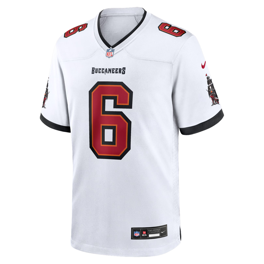 Men's Tampa Bay Buccaneers Baker Mayfield White Away Game NFL Football Jersey - view 7