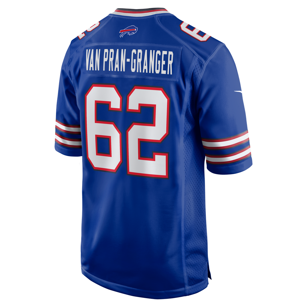 Men's Buffalo Bills Sedrick Van Pran-Granger Royal Game NFL Football Jersey - view 3