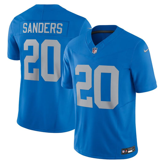 Men's Detroit Lions Barry Sanders Blue Alternate Limited NFL Football Jersey - view 1