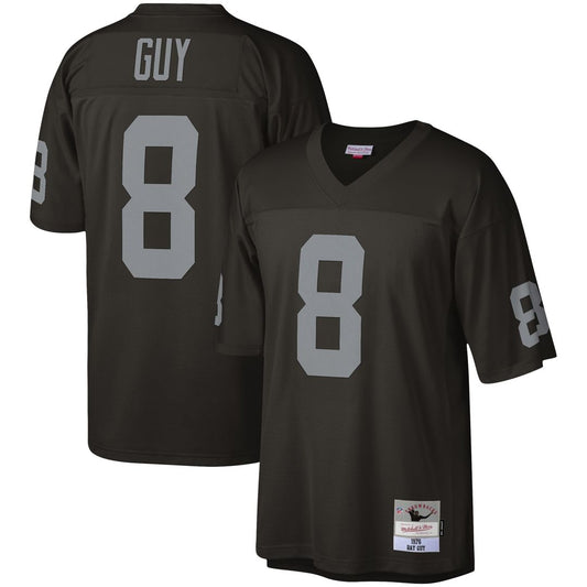 Men's Las Vegas Raiders Ray Guy Black Legacy Replica NFL Football Jersey - view 1