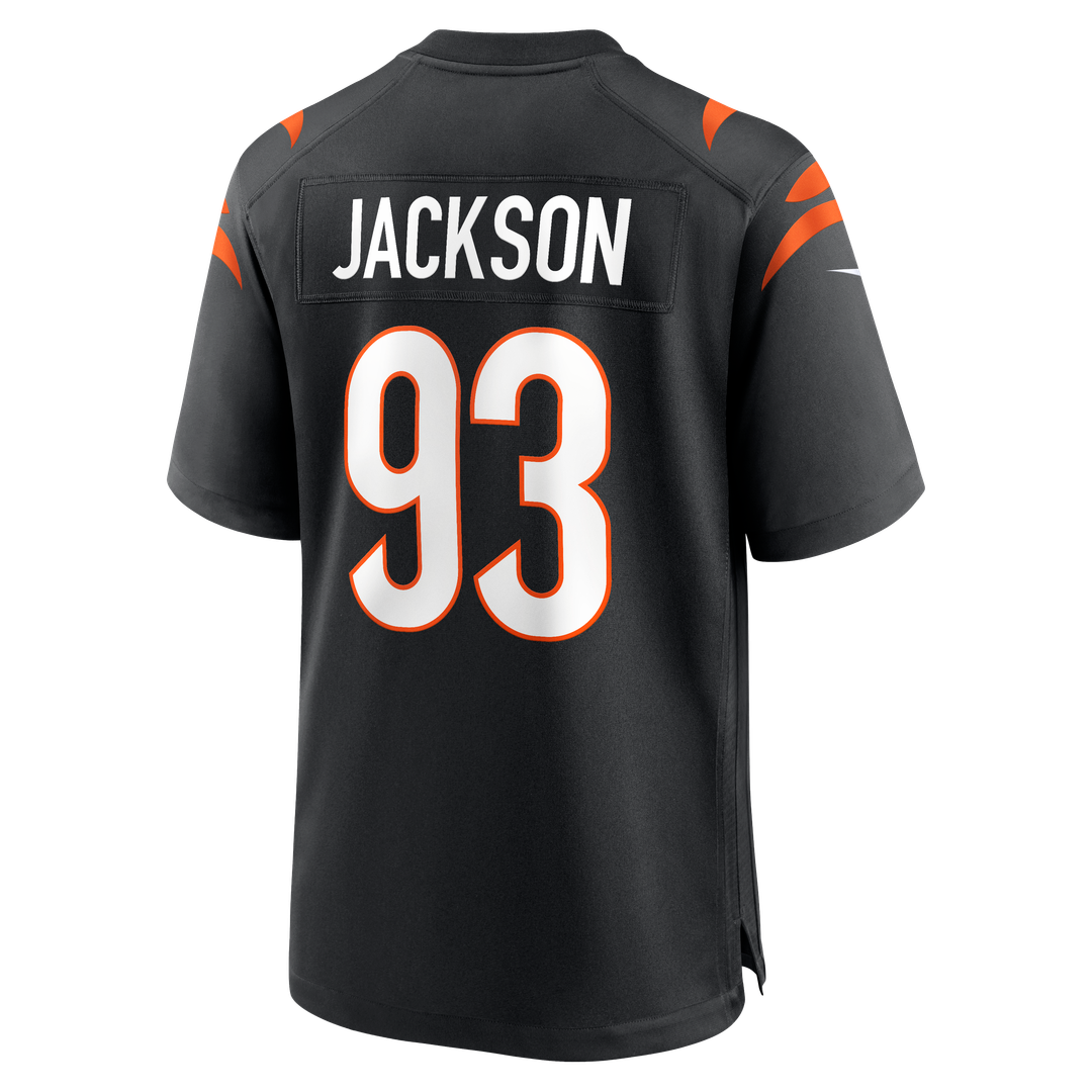 Men's Cincinnati Bengals McKinnley Jackson Black Game NFL Football Jersey - view 3