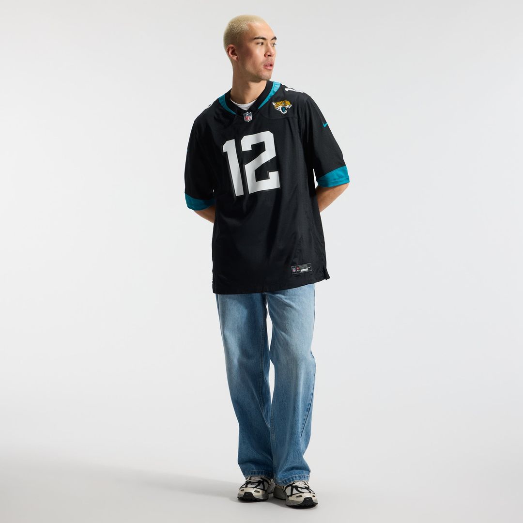 Men's Jacksonville Jaguars Travis Hunter Black Alternate Game NFL Football Jersey - view 19
