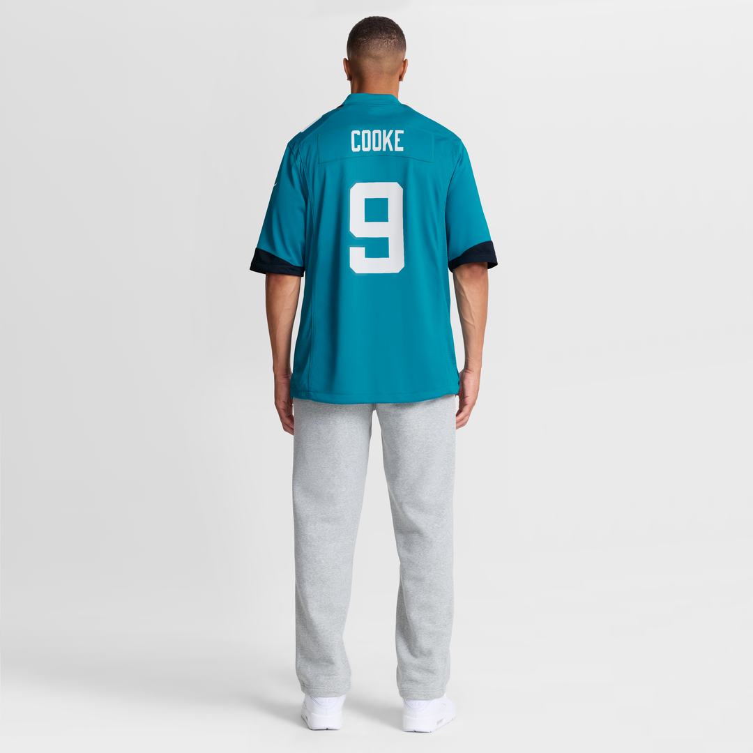 Men's Jacksonville Jaguars Logan Cooke Black Game NFL Football Jersey - view 20