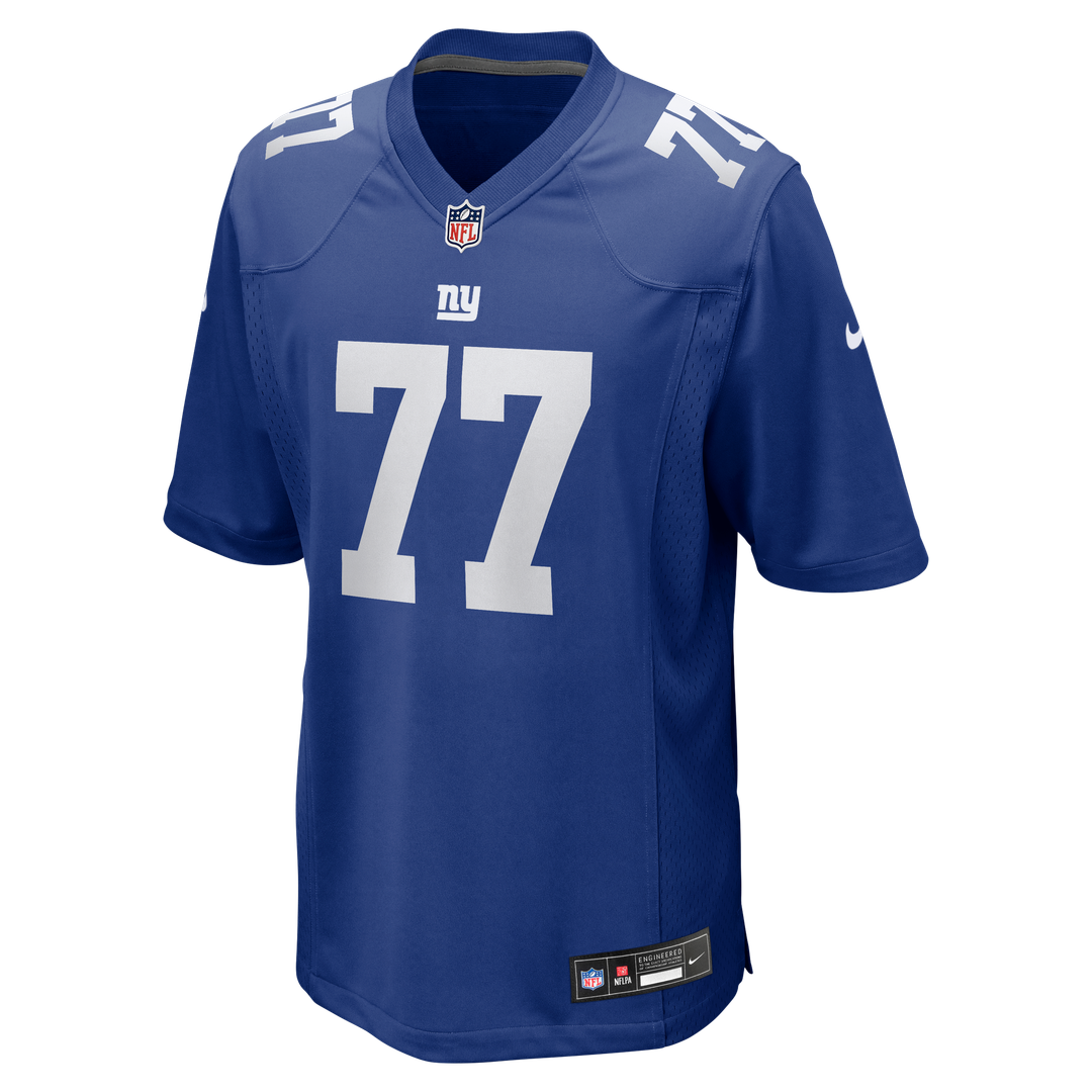 Men's New York Giants Daniel Faalele Royal Team Game NFL Football Jersey - view 4