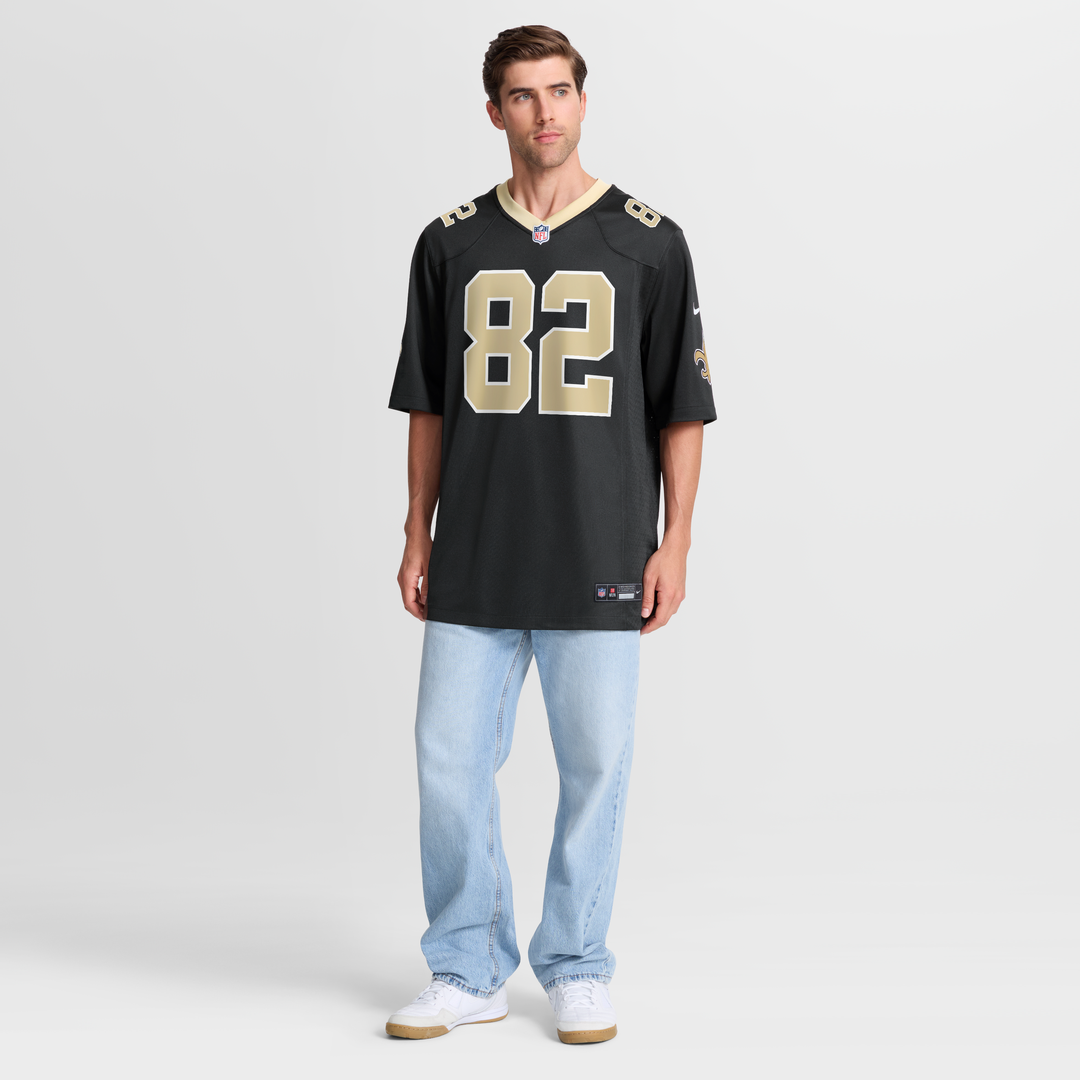 Men's New Orleans Saints Bob Pollard Black Game NFL Football Jersey - view 7