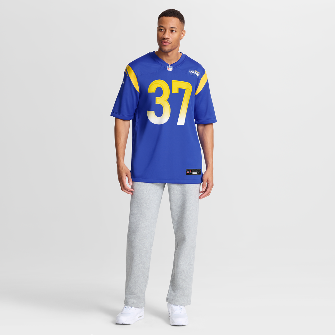 Men's Los Angeles Rams Quentin Lake Royal Game NFL Football Jersey - view 7