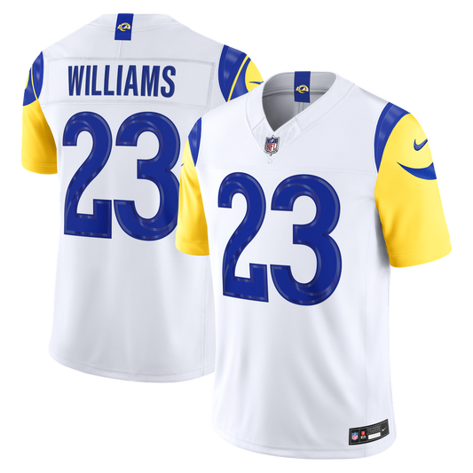 Men's Los Angeles Rams Kyren Williams White Stitched Limited NFL Football Jersey - view 1