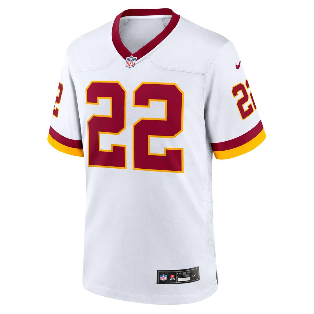 Men's Washington Commanders Jacory Croskey-Merritt White Game Super Bowl Era NFL Football Jersey - view 2
